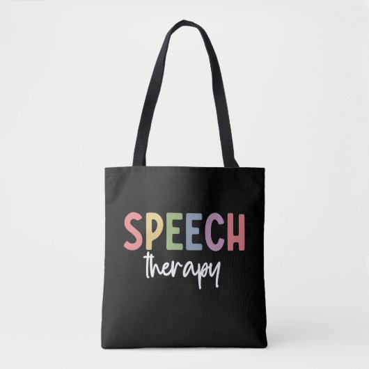 Speech Therapy SLP Speech Pathologist Gifts Tote Bag (Voorkant)