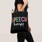 Speech Therapy SLP Speech Pathologist Gifts Tote Bag (Dichtbij)