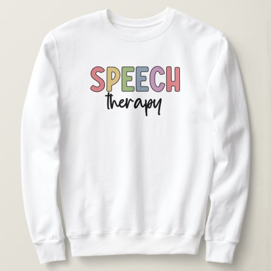 Speech Therapy SLP Speech Pathologist Gifts Trui (Design voorkant)