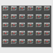 Speech Therapy Speech Language Patholoog SLP Cadeaupapier (Vlak)