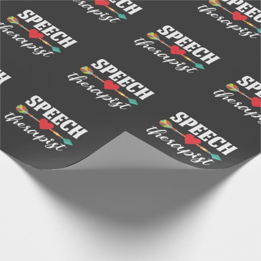 Speech Therapy Speech Language Patholoog SLP Cadeaupapier (Hoek)