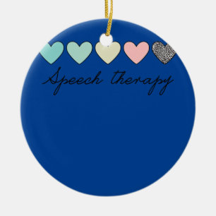 Speech Therapy Speech Language Patholoog SLP Keramisch Ornament