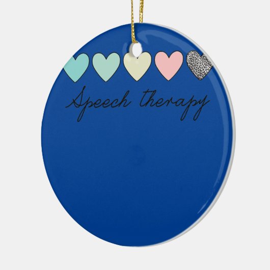 Speech Therapy Speech Language Patholoog SLP Keramisch Ornament (Links)