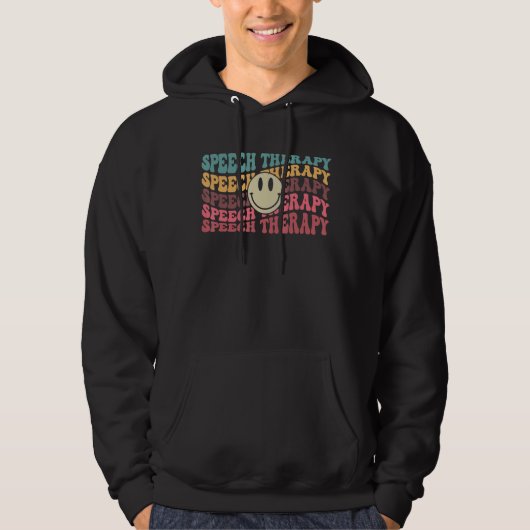 Speech Therapy Speech Language Patholoog SLP Tea Hoodie (Voorkant)