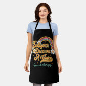 Speech Therapy Speech Language Patholoog SLP Tea Schort (Gedragen)