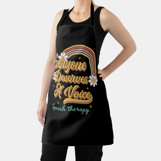 Speech Therapy Speech Language Patholoog SLP Tea Schort (Insitu)