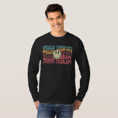 Speech Therapy Speech Language Patholoog SLP Tea T-shirt (Voorkant volledig)