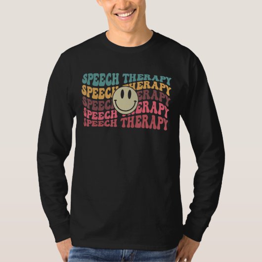 Speech Therapy Speech Language Patholoog SLP Tea T-shirt (Voorkant)