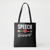 Speech Therapy Speech Language Patholoog SLP Tote Bag (Voorkant)