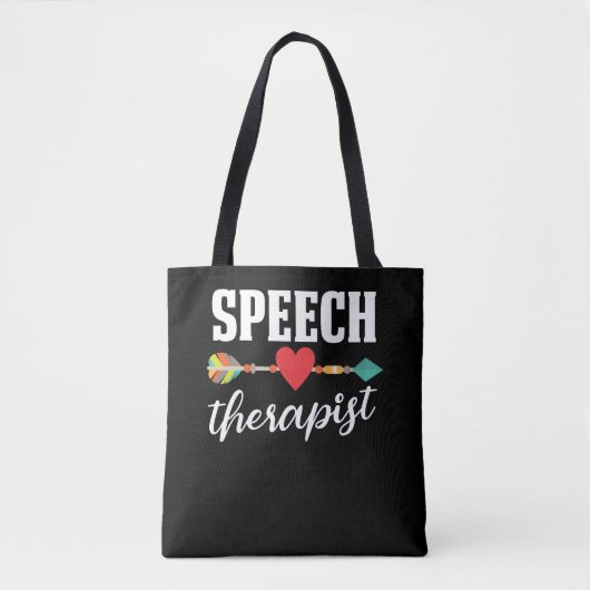 Speech Therapy Speech Language Patholoog SLP Tote Bag (Voorkant)