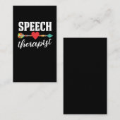 Speech Therapy Speech Language Patholoog SLP Visitekaartje (Voorkant / Achterkant)