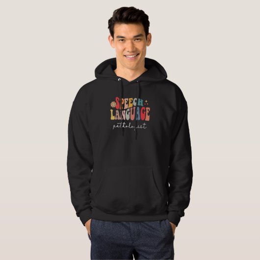Speech Therapy Speech Language Patholoog Therapi Hoodie (Voorkant volledig)
