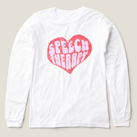 Speech Therapy Speech Language Therapist Tri-Blend Shirt (Voorkant)