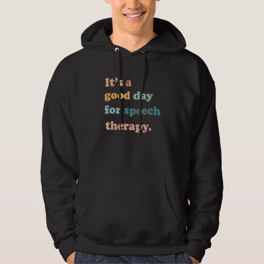 Speech Therapy Speech Pathologist SLP Teacher Scho Hoodie (Voorkant)