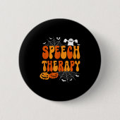 Speech Therapy Speech Therast Speech Pathology Hal Ronde Button 5,7 Cm (Voorkant)