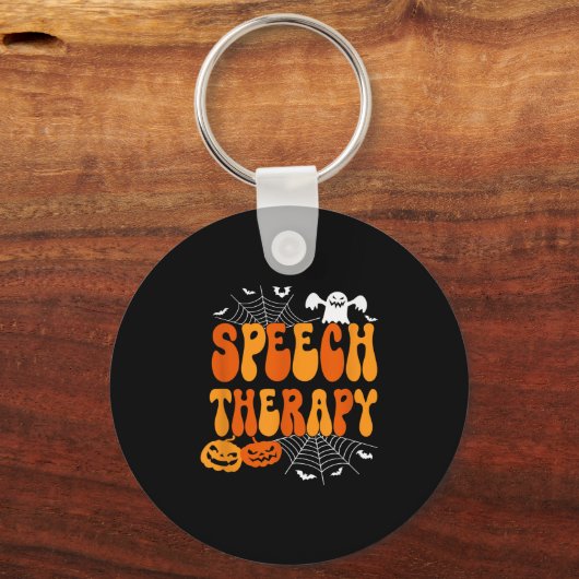 Speech Therapy Speech Therast Speech Pathology Hal Sleutelhanger (Voorkant)