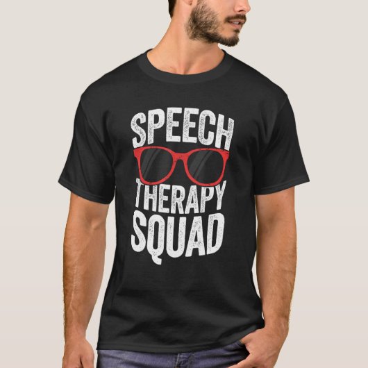 Speech Therapy Squad Grappig SLP T-shirt voor Vrou (Voorkant)