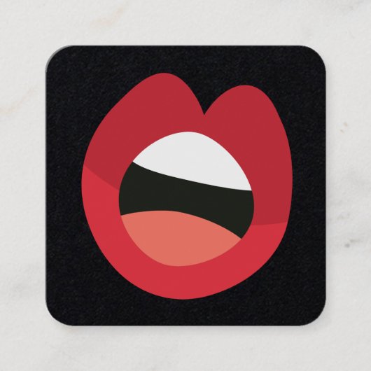 Speech Therapy Vierkante Visitekaartje (Voorkant)