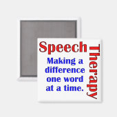 Speech Thereapy Magneet (Voorkant / Achterkant)