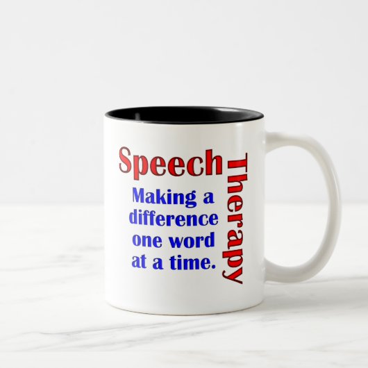 Speech Thereapy Tweekleurige Koffiemok (Rechts)