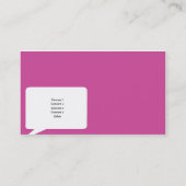 Speechbox - Business Visitekaartje (Achterkant)