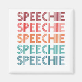 Speechie Retro Speech Patholoog SLP Magneet