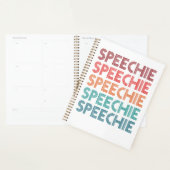 Speechie Retro Speech Patholoog SLP Planner (Display)