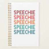 Speechie Retro Speech Patholoog SLP Planner (Voorkant)