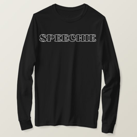 SPEECHIE T-shirt, geschenk voor logopedist, T-shirt (Design voorkant)