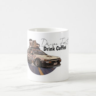 Speed and Coffee Car Enthusiast Mug Koffiemok