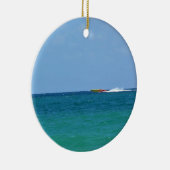 Speed Boat, Fort Lauderdale, Florida Keramisch Ornament (Rechts)