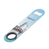 Speed Bottle Opener Shark Flessenopener (Voorkant Gekanteld)