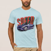 SPEED CAR.JPG T-SHIRT (Voorkant)