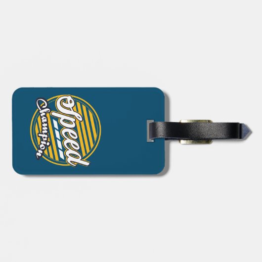 Speed Champion Bagagelabel (Achterkant horizontaal)