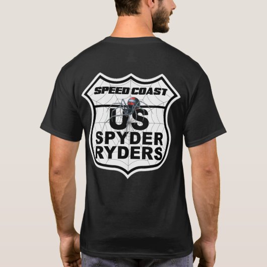 Speed Coast Chapter - Logo 2-zijdige zak T-shirt (Achterkant)