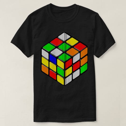 Speed Cubing Puzzle Cube for Men Women Zip  T-shirt (Design voorkant)
