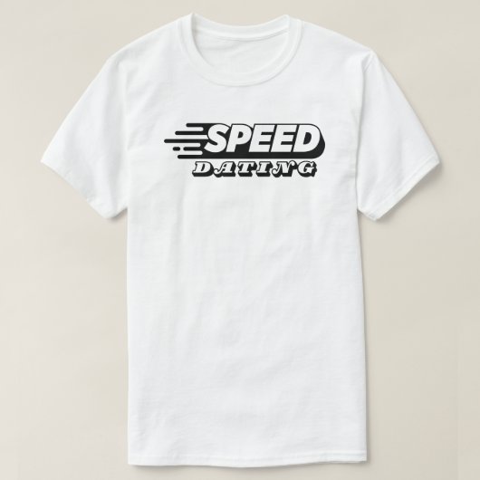 Speed Dating T-shirt - Liefde op snelheid (Design voorkant)
