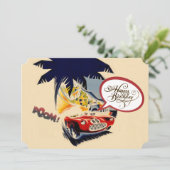 Speed Demon Birthday Feestdagenkaart (Staand voorkant)