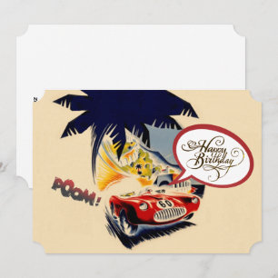 Speed Demon Birthday Feestdagenkaart