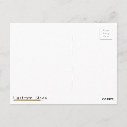 Speed Devil Briefkaart (Achterkant)