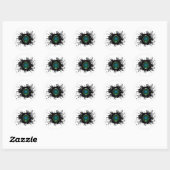 Speed Emblem Urban Style 5 Ronde Sticker (Vel)