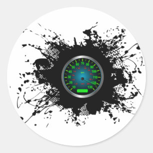 Speed Emblem Urban Style 5 Ronde Sticker