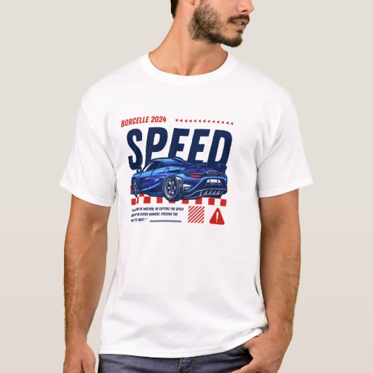 Speed – Fast Life Shirt for Racing and Action Fans (Voorkant)