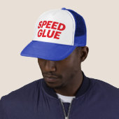 SPEED GLUE leuke slogan-trucker hoed Trucker Pet (In situ)