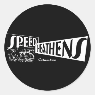Speed Heathens Ronde Sticker