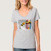 Speed Hunter | Dames V-hals T-shirt (Voorkant)