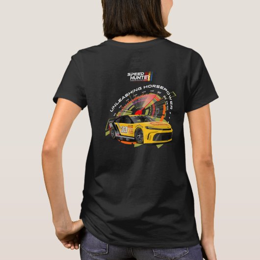 Speed Hunter (donkere modus) | Dames T-shirt (Achterkant)