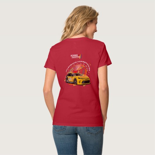 Speed Hunter (donkere modus) | Dames T-shirt (Achterkant volledig)