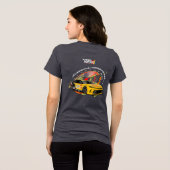 Speed Hunter (donkere modus) | Dames Tri-Blend Shirt (Achterkant volledig)