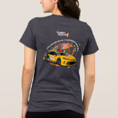 Speed Hunter (donkere modus) | Dames Tri-Blend Shirt (Achterkant)